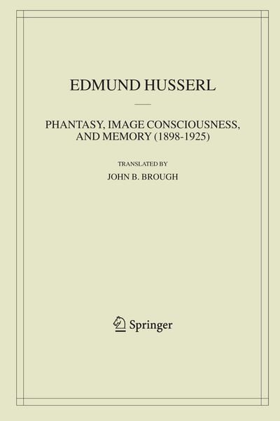 Produktbild: Phantasy, Image Consciousness, and Memory (1898-1925)