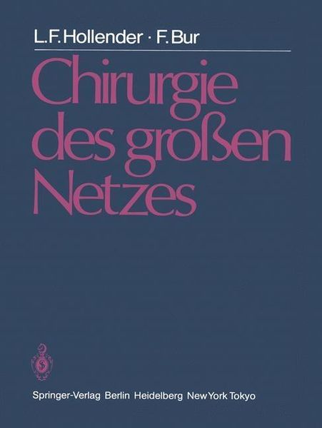 Produktbild: Chirurgie des gro&szlig;en Netzes