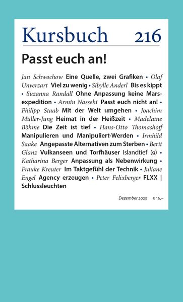 Produktbild: Kursbuch 216