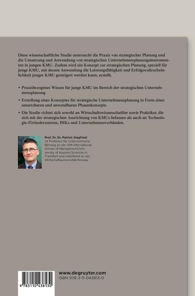 Produktbild: Strategische Unternehmensplanung in jungen KMU