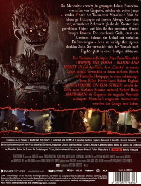 Produktbild: Pinocchio Unstrung - Steelcase (4K Ultra HD+Blu-ray)