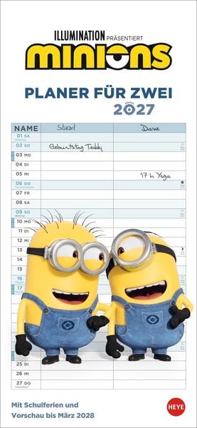 Produktbild: Minions Planer f&uuml;r zwei 2027