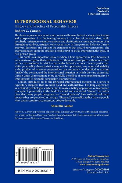 Produktbild: Interpersonal Behavior