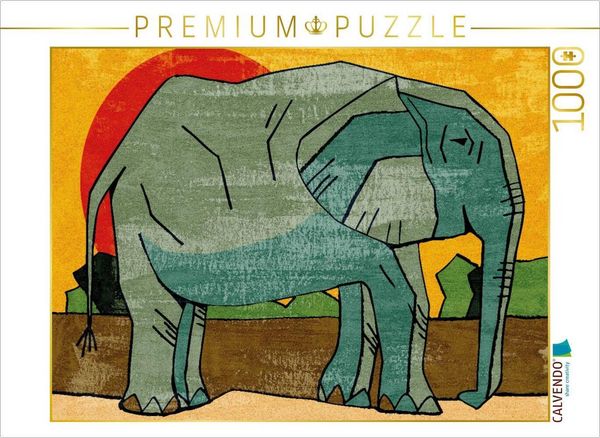 Produktbild: CALVENDO Puzzle Elefanten-Traum 6 | 1000 Teile Lege-Gr&ouml;&szlig;e 64x48cm Foto-Puzzle f&uuml;r gl&uuml;ckliche Stunden