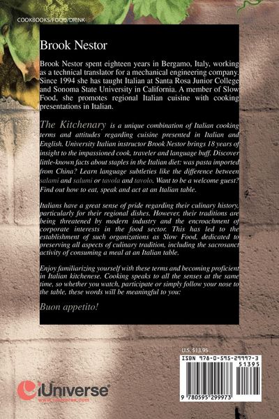 Produktbild: The Kitchenary Dictionary and Philosophy of Italian Cooking