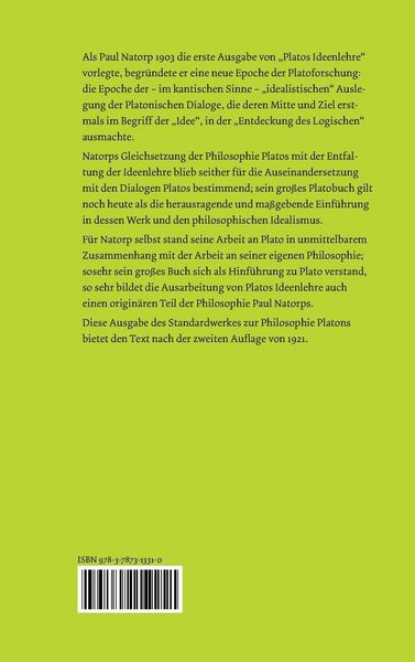 Produktbild: Platos Ideenlehre