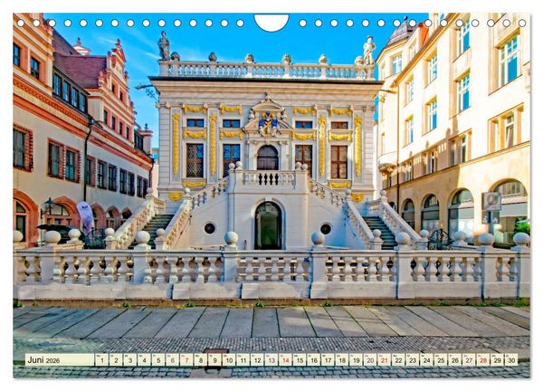 Produktbild: Leipzig - meine Stadt mit viel Herz (Wandkalender 2026 DIN A4 quer), CALVENDO Monatskalender