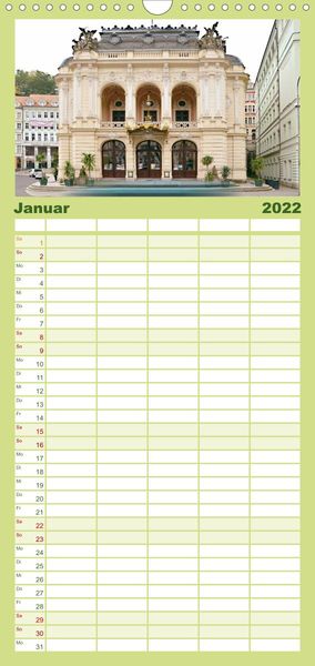 Produktbild: Familienplaner Kurort Karlsbad (Wandkalender 2022 , 21 cm x 45 cm, hoch)