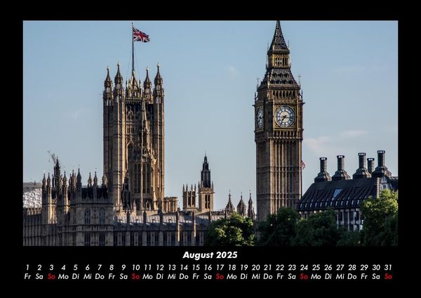 Produktbild: London - Impressionen 2025 Fotokalender DIN A3