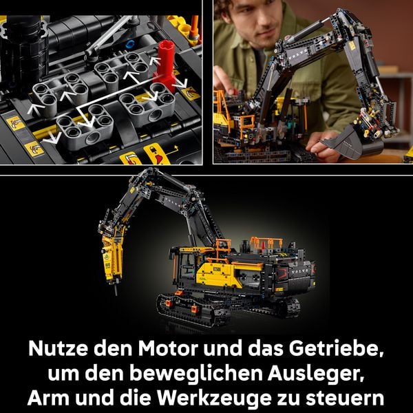 Produktbild: LEGO Technic 42215 Volvo EC500 Hybrid Bagger, Modellauto