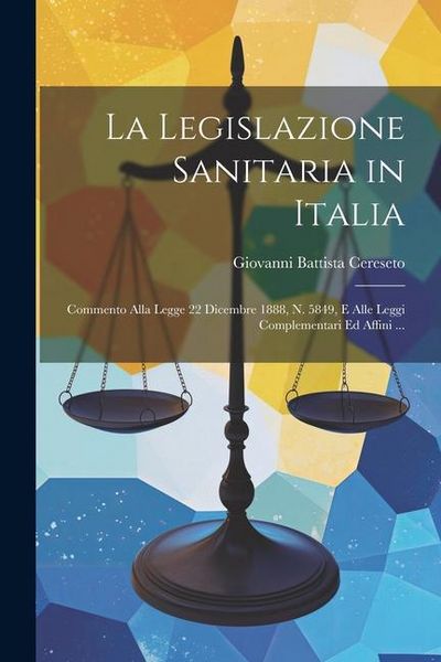 Produktbild: La Legislazione Sanitaria in Italia