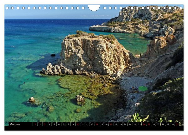 Produktbild: Karpathos / Griechenland (Wandkalender 2026 DIN A4 quer), CALVENDO Monatskalender