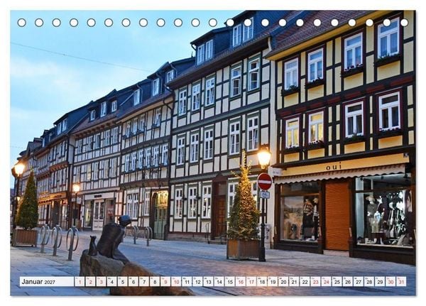 Produktbild: Wernigerode, die wundersch&ouml;ne Stadt im Harz (Tischkalender 2027 DIN A5 quer), CALVENDO Monatskalender
