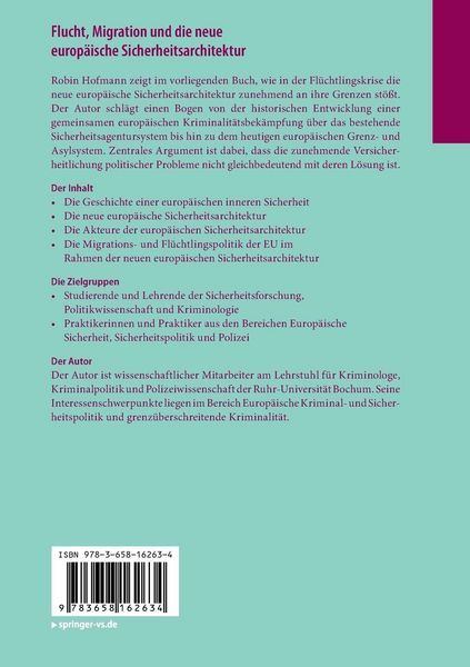 Produktbild: Flucht, Migration und die neue europ&auml;ische Sicherheitsarchitektur