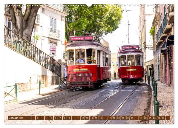 Produktbild: Faszinierende St&auml;dte Westeuropas - von Lissabon bis Antwerpen (hochwertiger Premium Wandkalender 2026 DIN A2 quer), Kunstdruck in Hochglanz