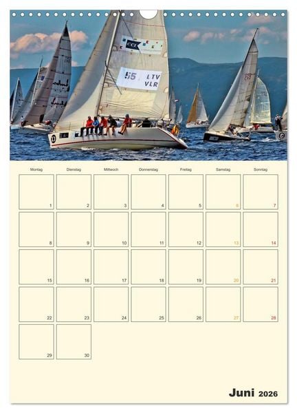 Produktbild: Segeln, unser Jahresplaner (Wandkalender 2026 DIN A3 hoch), CALVENDO Monatskalender