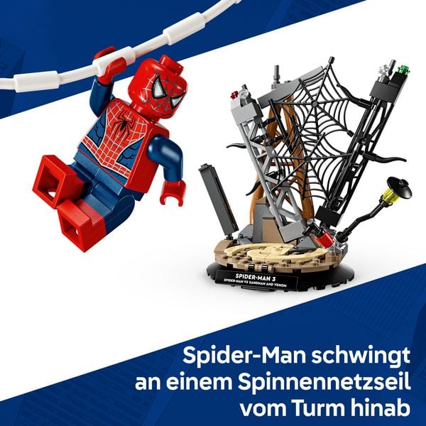 Produktbild: LEGO 76334 Marvel Gro&szlig;er Showdown: Spider-Man vs. Sandman, Spielzeug