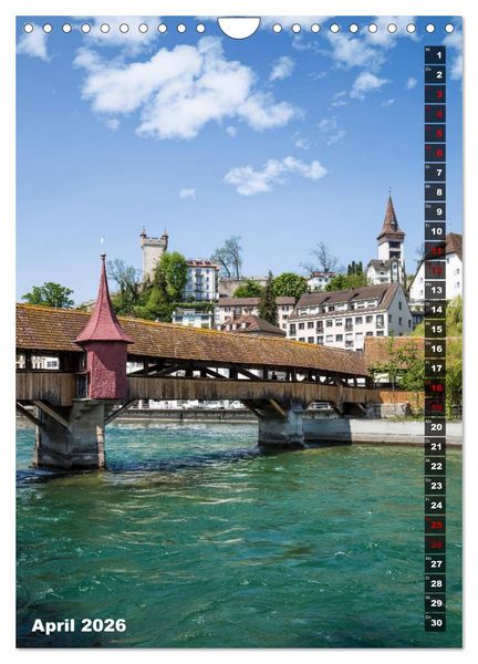 Produktbild: Willkommen in Luzern (Wandkalender 2026 DIN A4 hoch), CALVENDO Monatskalender