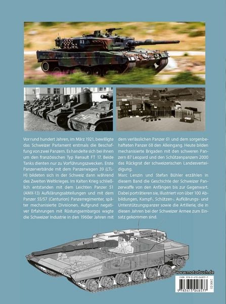 Produktbild: Panzerfahrzeuge der Schweizer Armee