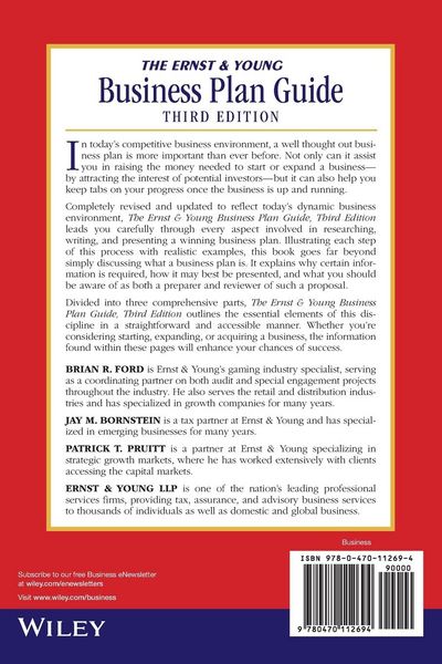 Produktbild: The Ernst & Young Business Plan Guide