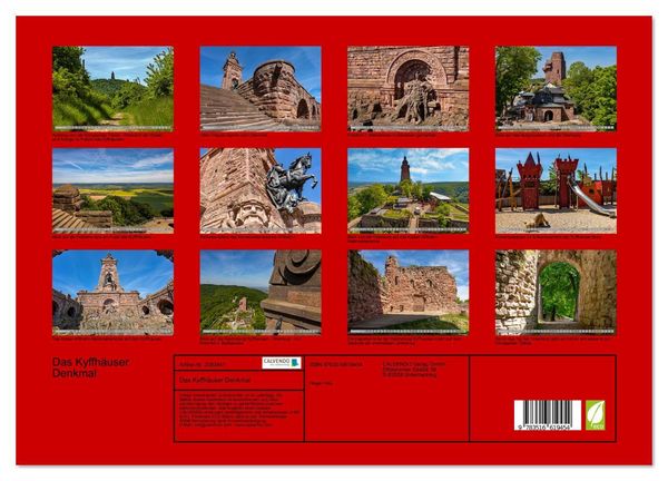 Produktbild: Das Kyffh&auml;user Denkmal (Wandkalender 2026 DIN A3 quer), CALVENDO Monatskalender