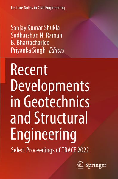 Produktbild: Recent Developments in Geotechnics and Structural Engineering