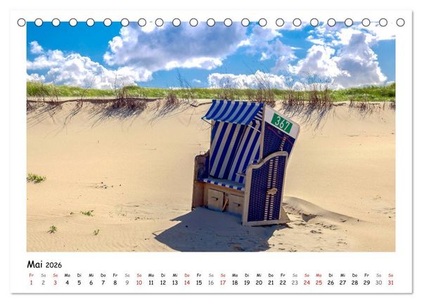 Produktbild: Norderney. Meine ostfriesische Insel (Tischkalender 2026 DIN A5 quer), CALVENDO Monatskalender