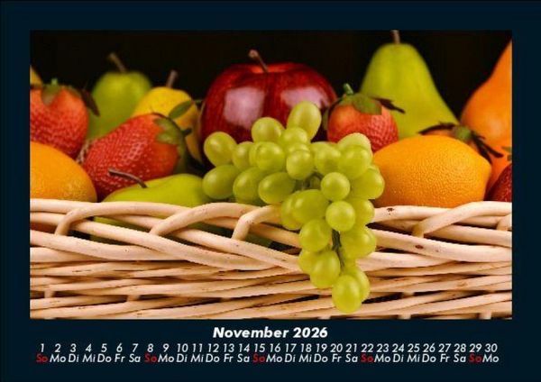 Produktbild: Obstkalender 2026 Fotokalender DIN A5