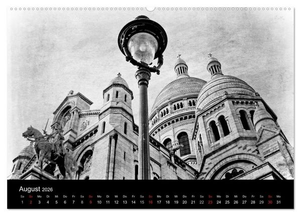 Produktbild: Streifzug durch Paris (Wandkalender 2026 DIN A2 quer), CALVENDO Monatskalender