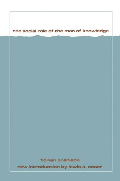 Produktbild: The Social Role of the Man of Knowledge
