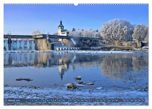Produktbild: Augsburg - Stadt des Wassers zwischen Lech und Wertach (hochwertiger Premium Wandkalender 2026 DIN A2 quer), Kunstdruck in Hochglanz