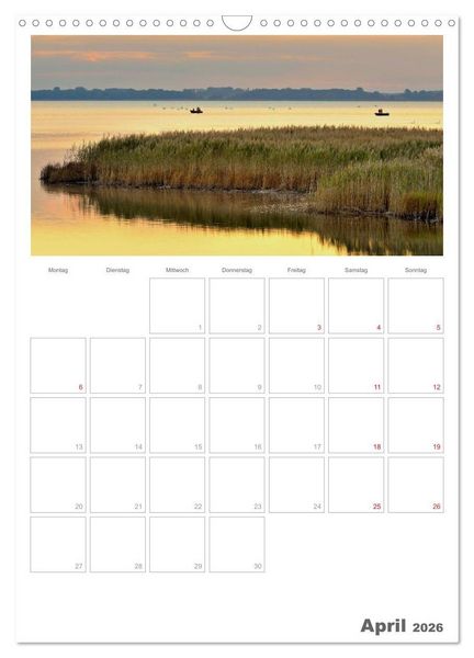 Produktbild: Insel R&uuml;gen / Planer (Wandkalender 2026 DIN A3 hoch), CALVENDO Monatskalender