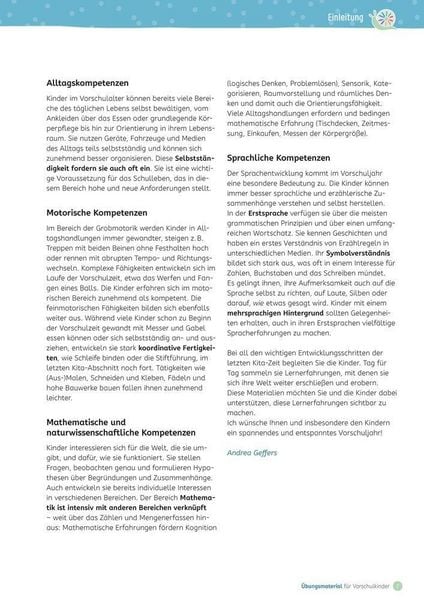 Produktbild: &Uuml;bungsmaterial f&uuml;r Vorschulkinder