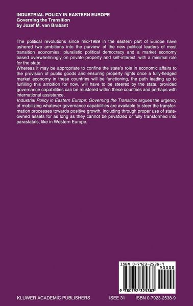 Produktbild: Industrial Policy in Eastern Europe
