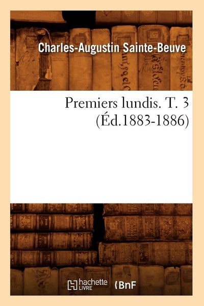 Produktbild: Premiers lundis. T. 3 (&Eacute;d.1883-1886)