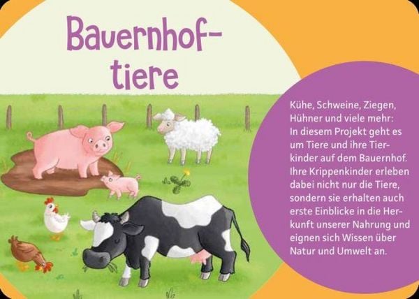 Produktbild: Mini-Projekte f&uuml;r Krippenkinder