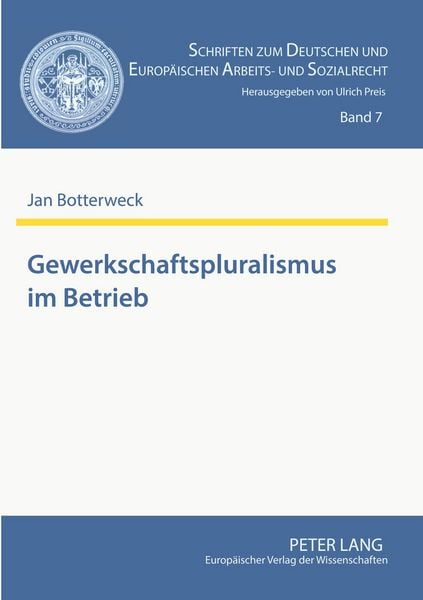 Produktbild: Gewerkschaftspluralismus im Betrieb