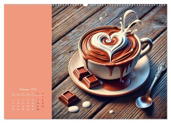 Produktbild: Sag's mit Schokolade (Wandkalender 2026 DIN A2 quer), CALVENDO Monatskalender
