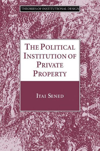 Produktbild: The Political Institution of Private Property