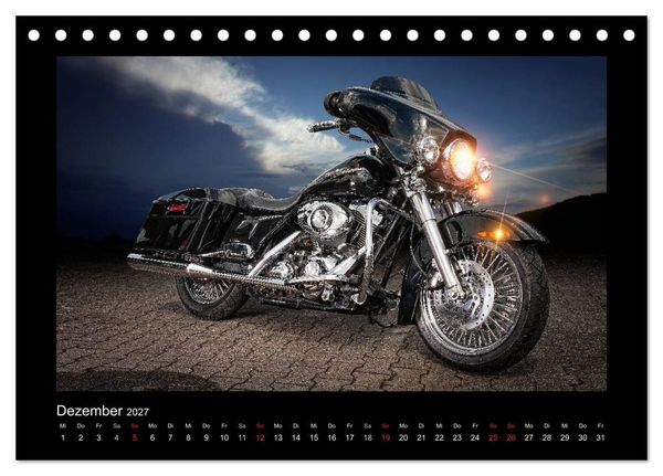 Produktbild: Motorrad-Tr&auml;ume &ndash; Chopper und Custombikes (Tischkalender 2027 DIN A5 quer), CALVENDO Monatskalender