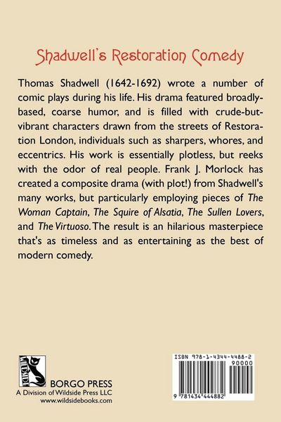 Produktbild: Shadwell's Restoration Comedy