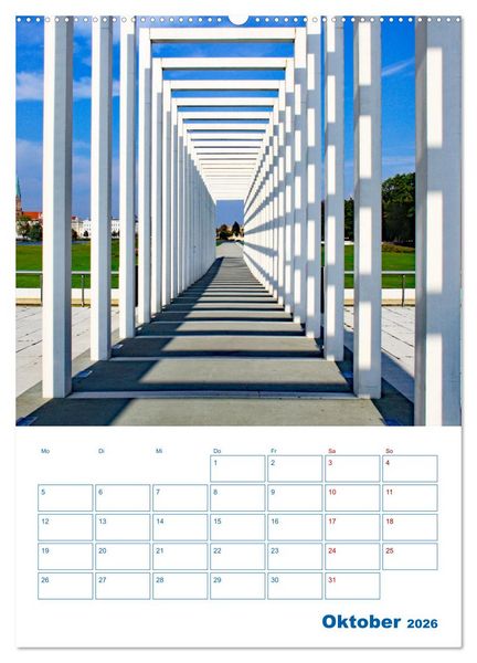 Produktbild: Residenzstadt Schwerin - Mecklenburg-Vorpommern - Terminplaner (hochwertiger Premium Wandkalender 2026 DIN A2 hoch), Kunstdruck in Hochglanz