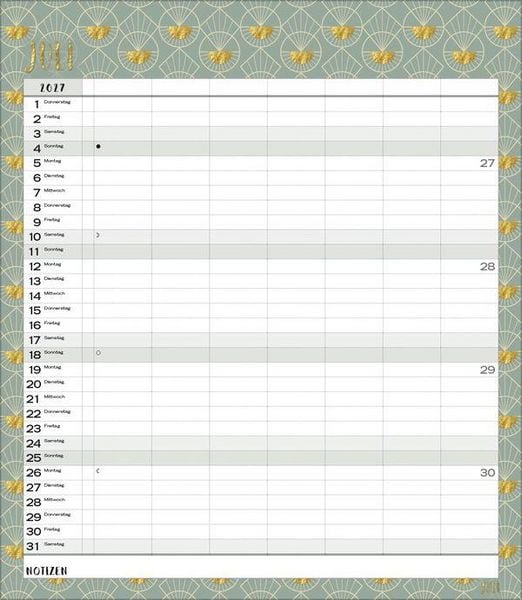 Produktbild: Multiplaner - Time for glamour 2027