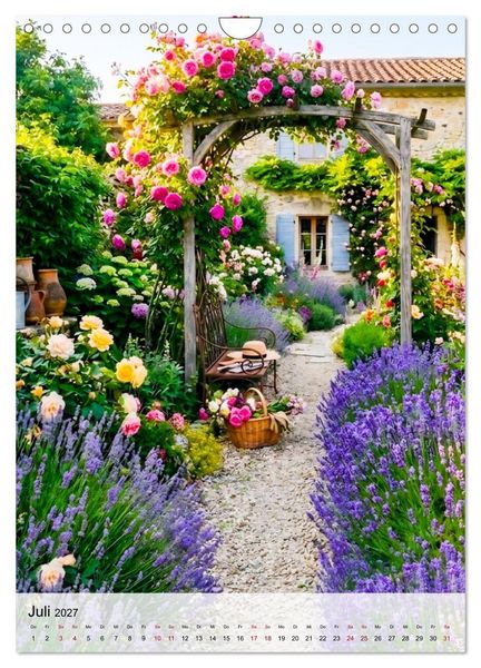 Produktbild: Provence Ein Garten im Wandel der Zeit (Wandkalender 2027 DIN A4 hoch), CALVENDO Monatskalender