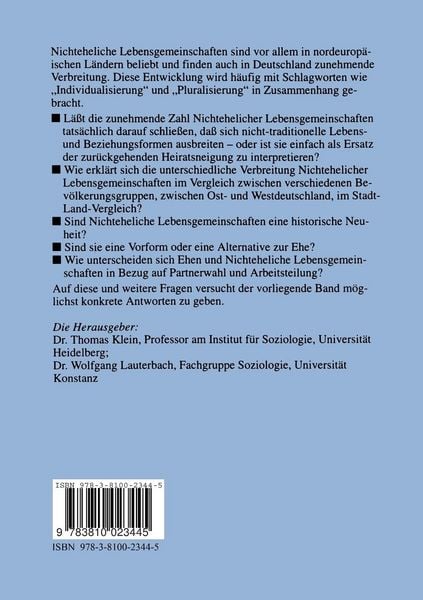 Produktbild: Nichteheliche Lebensgemeinschaften