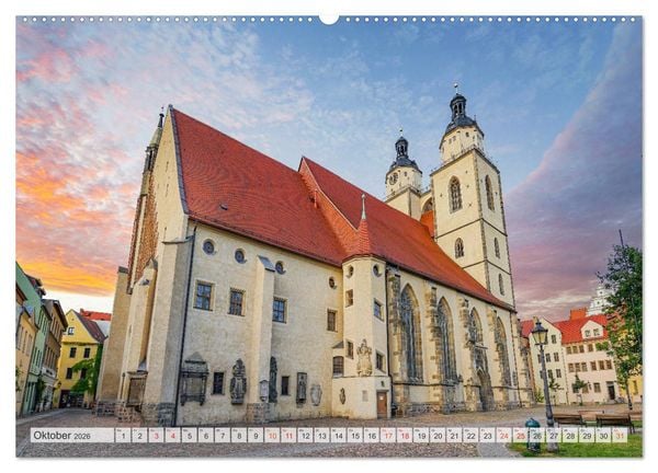 Produktbild: Lutherstadt Wittenberg Impressionen (Wandkalender 2026 DIN A2 quer), CALVENDO Monatskalender