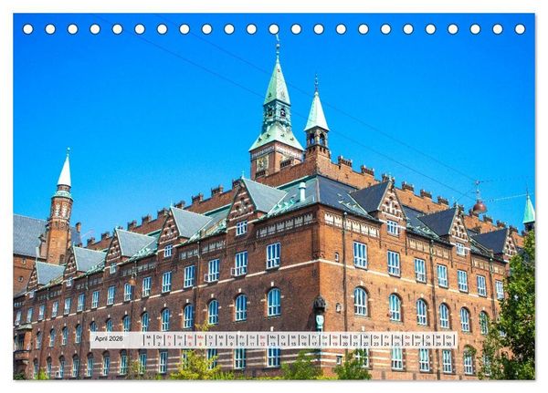 Produktbild: Kopenhagen &ndash; Wo Geschichte lebt (Tischkalender 2026 DIN A5 quer), CALVENDO Monatskalender