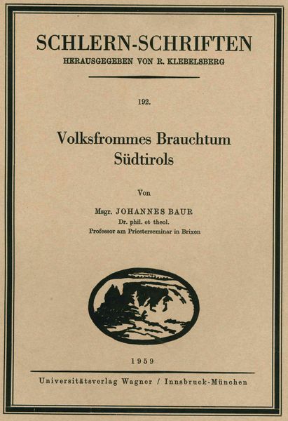 Produktbild: Volksfrommes Brauchtum Südtirols