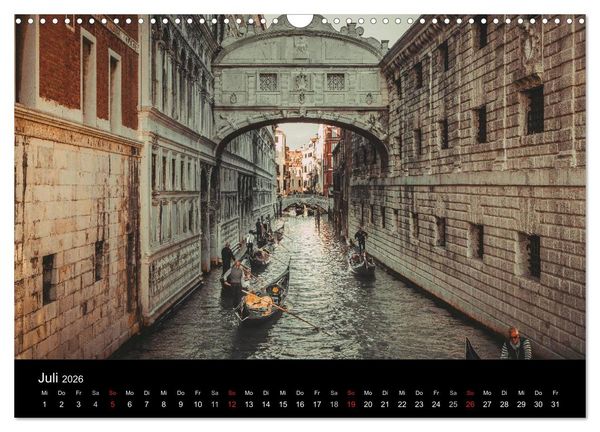 Produktbild: Traumstadt Venedig (Wandkalender 2026 DIN A3 quer), CALVENDO Monatskalender