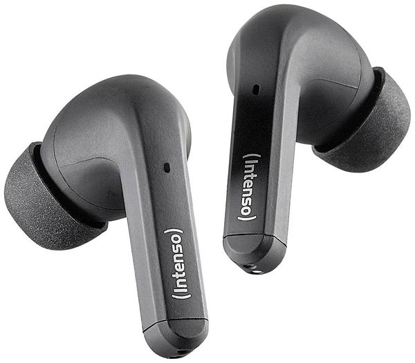 Produktbild: Intenso T300A In Ear Headset Bluetooth® Stereo Schwarz Noise Cancelling Batterieladeanzeige, Headset, Ladecase, Touch-Steuerung